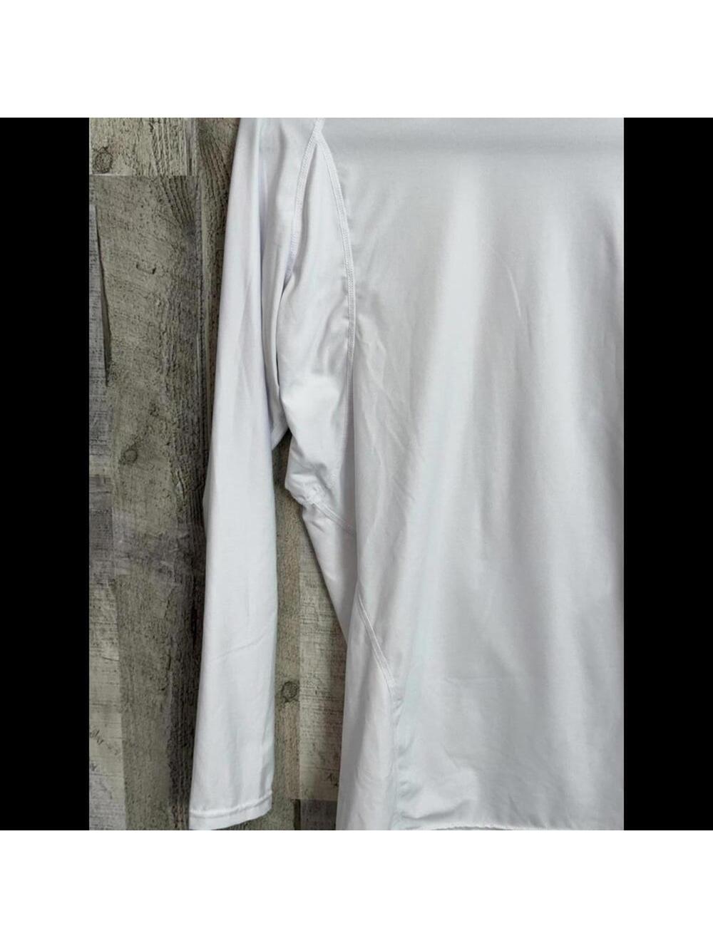 DEVOPS Women's Medium White Long Sleeve Athletic Shirt Activewear Top - Picture 6 of 9
